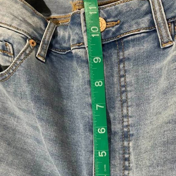 Garage Denim Flare NWT High-Waisted Wide Flare Jeans -Olivia Blue - size… - Picture 10 of 16